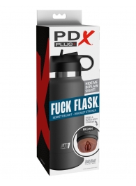 Смуглый мастурбатор-вагина в корпусе-бутылке F*ck Flask - Pipedream - в Ярославле купить с доставкой