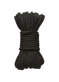 Черная верёвка для связывания и фиксации Bind Tie - 9,14 м. - Doc Johnson - купить с доставкой в Ярославле