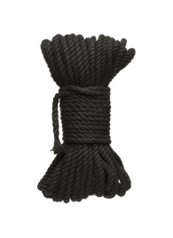 Черная верёвка для связывания и фиксации Bind Tie - 15,24 м. - Doc Johnson - купить с доставкой в Ярославле