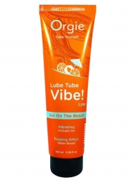 Гель с эффектом вибрации Lube Tube Vibe Low Sex On The Beach - 100 мл. - ORGIE - купить с доставкой в Ярославле
