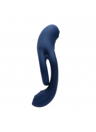 Синее эрекционное виброкольцо с двойным подхватом мошонки Ring Around The Rosy - Zero Tolerance - в Ярославле купить с доставкой