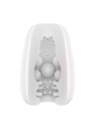 Белый мастурбатор-яйцо Bisedze - LoveStore - в Ярославле купить с доставкой