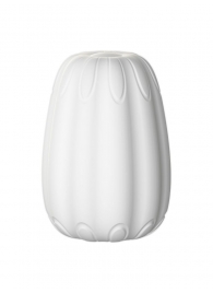 Белый мастурбатор-яйцо Bisedze - LoveStore - в Ярославле купить с доставкой