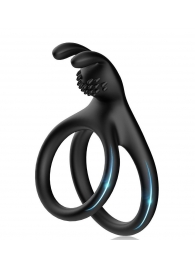 Черное эрекционное кольцо с подхватом мошонки - Boys of Toys - в Ярославле купить с доставкой