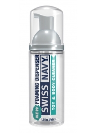 Очищающая пенка для игрушек и тела Toy   Body Cleaner Foamer - 47 мл. - Swiss navy - купить с доставкой в Ярославле