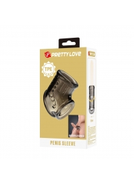 Дымчатая насадка на пенис и мошонку - Baile - в Ярославле купить с доставкой