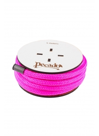 Розовая веревка для шибари на катушке - 5 м. - Pecado - купить с доставкой в Ярославле
