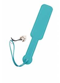 Голубой кожаный пэддл - 37 см. - Pecado - купить с доставкой в Ярославле