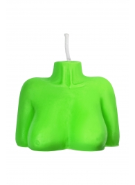 Зеленая сувенирная свеча «Женский силуэт» - Pecado - купить с доставкой в Ярославле