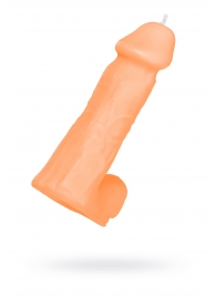 Оранжевая сувенирная свеча «Пенис» - Pecado - купить с доставкой в Ярославле