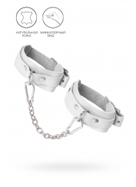 Белые мини-оковы со скруглёнными углами - Pecado - купить с доставкой в Ярославле