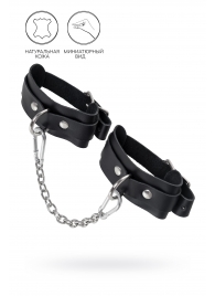 Черные мини-оковы со скруглёнными углами - Pecado - купить с доставкой в Ярославле