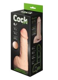 Телесный фаллоудлинитель с мошонкой Cock Next - 17 см. - LOVETOY (А-Полимер) - в Ярославле купить с доставкой