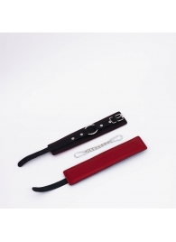 Черно-красные кожаные оковы - Crazy Handmade - купить с доставкой в Ярославле