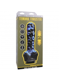 Черно-синяя мини-машина на присоске Tendril Thruster - 21,6 см. - Doc Johnson - купить с доставкой в Ярославле