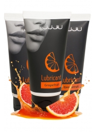 Набор из 3 съедобных лубрикантов JUJU со вкусом грейпфрута - JuJu - купить с доставкой в Ярославле
