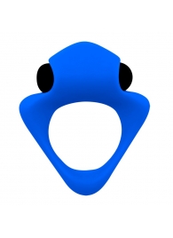 Синее эрекционное кольцо Wooomy Tribeс с вибрацией - Adrien Lastic - в Ярославле купить с доставкой