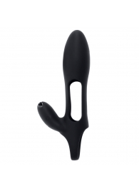 Черная насадка на пенис с вибрацией Nautilus - Zero Tolerance - в Ярославле купить с доставкой