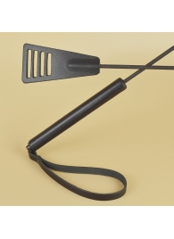 Черный кожаный стек «Сириус» - 60 см. - Sitabella - купить с доставкой в Ярославле