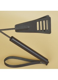 Черный кожаный стек «Сириус» - 60 см. - Sitabella - купить с доставкой в Ярославле