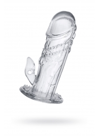 Прозрачная насадка на пенис Uco - 13 см. - A-toys - в Ярославле купить с доставкой