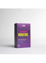 Стимулирующий гель с эффектом вибрации Blackberry Vibration - 15 мл. - INTT - купить с доставкой в Ярославле