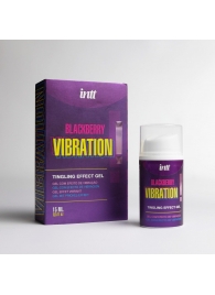 Стимулирующий гель с эффектом вибрации Blackberry Vibration - 15 мл. - INTT - купить с доставкой в Ярославле