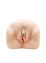 Телесный мастурбатор-вагина с оволосением и вибрацией - Baile - в Ярославле купить с доставкой