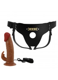 Мужской полый страпон с вибрацией Marion - Baile - купить с доставкой в Ярославле