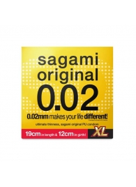 Презерватив увеличенного размера Sagami Original 0.02 XL-size - 1 шт. - Sagami - купить с доставкой в Ярославле