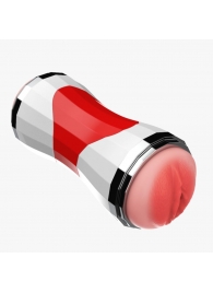 Двусторонний мастурбатор в колбе Power Grip Cup - вагина и ротик - Boys of Toys - в Ярославле купить с доставкой