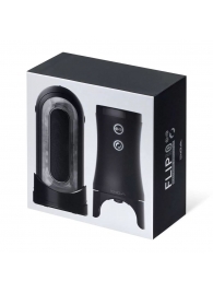 Набор Tenga Flip Zero Electronic Vibrotation: мастурбатор с вибрацией и устройство вращения - Tenga - в Ярославле купить с доставкой