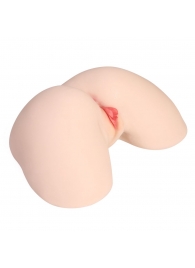 Мастурбатор-полуторс с двойным слоем материала и вибрацией Jenny Onahole Real Hips - KOKOS - в Ярославле купить с доставкой