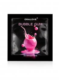 Саше съедобной оральной смазки OraLove с ароматом бабл-гам - 3 гр. - Биоритм - купить с доставкой в Ярославле