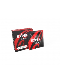 Презервативы с ароматом колы Expert Cola - 3 шт. - Expert - купить с доставкой в Ярославле