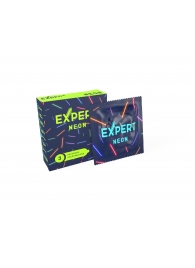 Светящиеся в темноте презервативы Expert Neon - 3 шт. - Expert - купить с доставкой в Ярославле