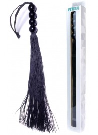 Черная силиконовая плеть - 37 см. - Boys of Toys - купить с доставкой в Ярославле