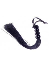 Черная силиконовая плеть - 37 см. - Boys of Toys - купить с доставкой в Ярославле