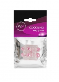 Прозрачная насадка на пенис с цветными шариками - Erowoman-Eroman - в Ярославле купить с доставкой