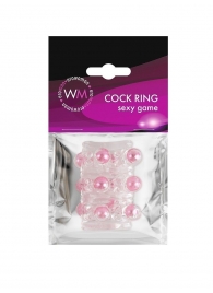 Прозрачная сквозная насадка на пенис с цветными шариками - Erowoman-Eroman - в Ярославле купить с доставкой