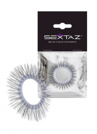 Круглое эрекционное кольцо с «ресничками» - Sextaz - в Ярославле купить с доставкой