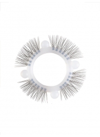 Эластичное кольцо с «ресничками» и 4 шариками - Sextaz - в Ярославле купить с доставкой