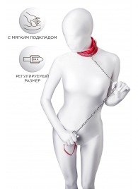 Красный ошейник с подкладкой из меха - ToyFa - купить с доставкой в Ярославле