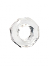 Прозрачное эрекционное кольцо в форме гайки - Sex Expert - в Ярославле купить с доставкой