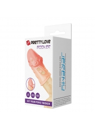 Телесная насадка на пенис Booker - 8 см. - Baile - в Ярославле купить с доставкой