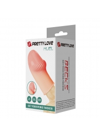 Телесная насадка на пенис Huel - 9 см. - Baile - в Ярославле купить с доставкой