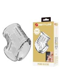 Прозрачная насадка на пенис и мошонку - Baile - в Ярославле купить с доставкой