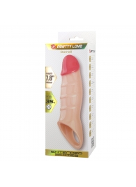 Телесная удлиняющая насадка на пенис Darnel - Baile - в Ярославле купить с доставкой