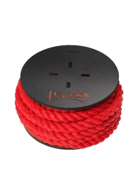Красная веревка для шибари на катушке - 5 м. - Pecado - купить с доставкой в Ярославле