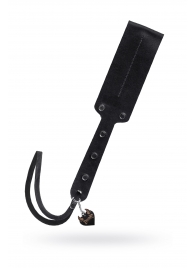 Черный кожаный пэддл - 32 см. - Pecado - купить с доставкой в Ярославле